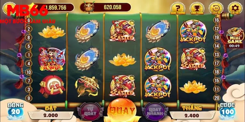 Hàng nghìn tựa game nổ hũ